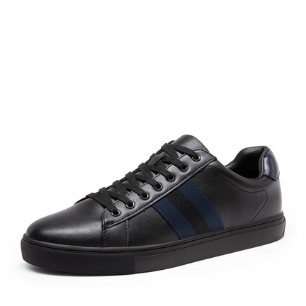 All black leather runners hot sale